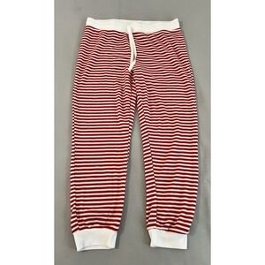 Auden Sleepwear‎ Red Stripe Pijama Pants Sz Large Women's NWT